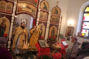 Явление Святых Даров в храме-часовне Анастасии Узорешительницы г.Мариинск